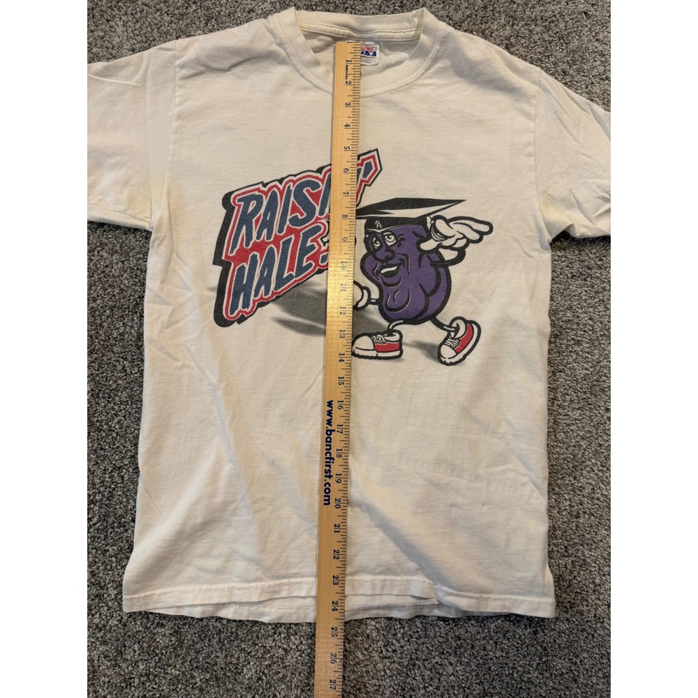 Vintage Hanes Beefy-T 2003 Grad Bash Raisin Hale Graphic T-Shirt White Small Men - Picture 5 of 8